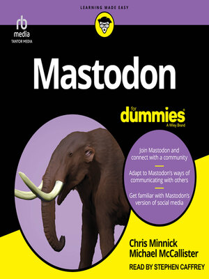 cover image of Mastodon For Dummies